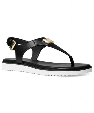 Women's Jilly Flat Sandals Black $50.49 Shoes