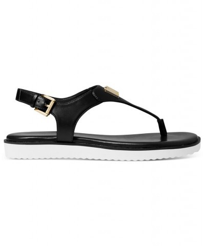 Women's Jilly Flat Sandals Black $50.49 Shoes