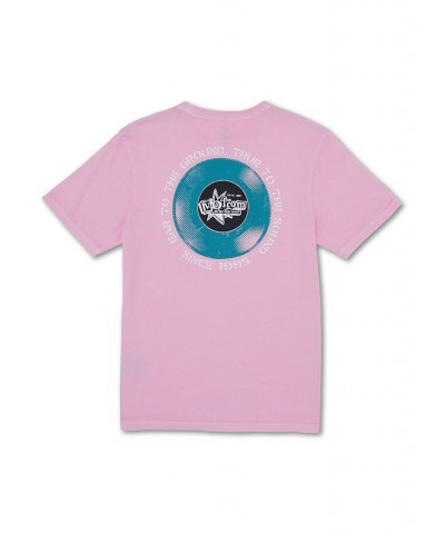 Men's Entertainment Short Sleeves T-shirt Pink $15.29 T-Shirts