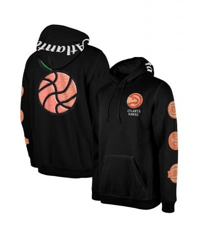 Men's Black Atlanta Hawks 2022/23 City Edition Elite Pack Pullover Hoodie $43.20 Sweatshirt