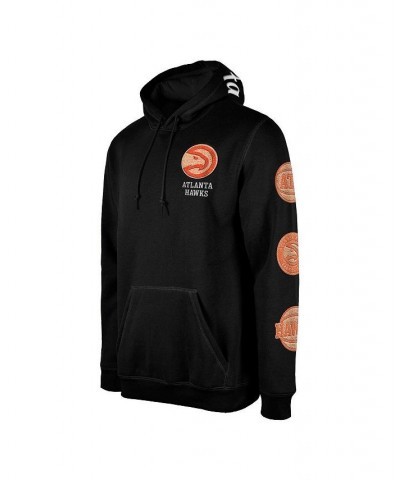 Men's Black Atlanta Hawks 2022/23 City Edition Elite Pack Pullover Hoodie $43.20 Sweatshirt