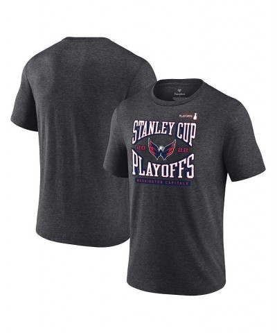 Men's Branded Charcoal Washington Capitals 2022 Stanley Cup Playoffs Wraparound T-shirt $22.67 T-Shirts