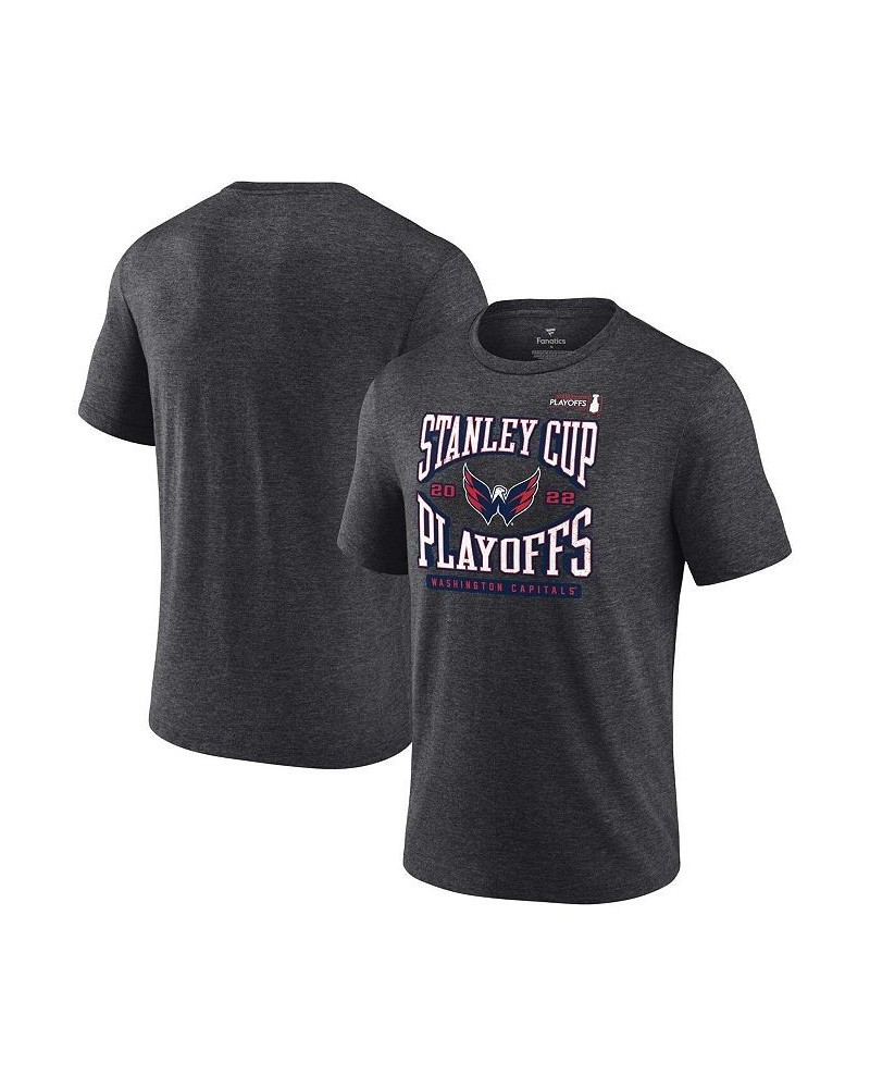 Men's Branded Charcoal Washington Capitals 2022 Stanley Cup Playoffs Wraparound T-shirt $22.67 T-Shirts