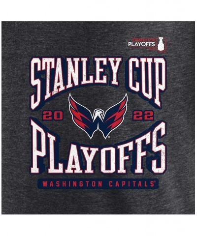 Men's Branded Charcoal Washington Capitals 2022 Stanley Cup Playoffs Wraparound T-shirt $22.67 T-Shirts