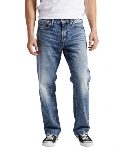 Men's Grayson Classic Fit Straight Leg Jeans Blue $33.71 Jeans