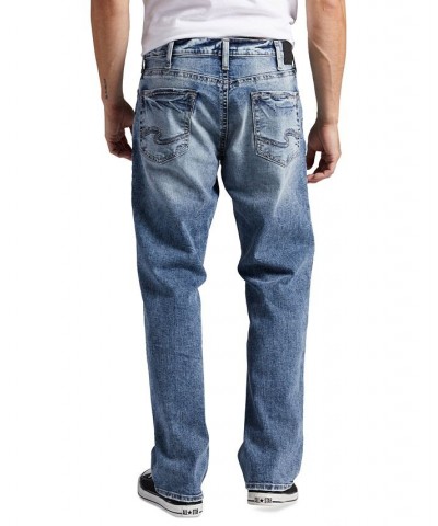 Men's Grayson Classic Fit Straight Leg Jeans Blue $33.71 Jeans