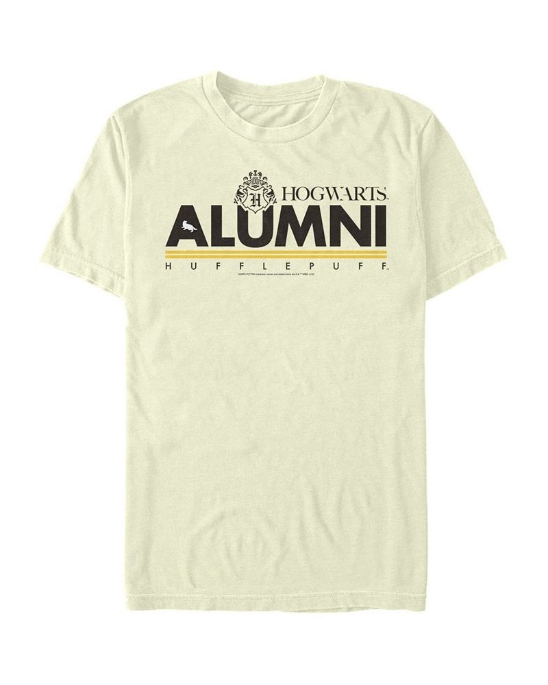 Men's Alumni Hufflepuff Short Sleeve Crew T-shirt Tan/Beige $20.29 T-Shirts