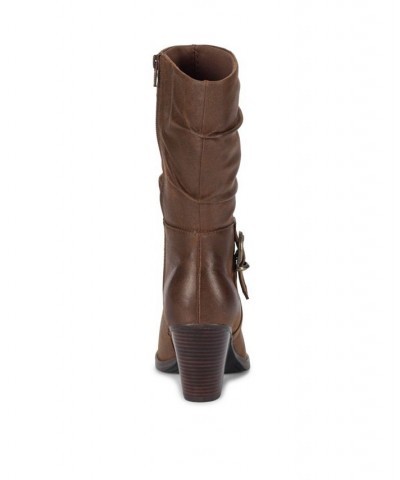 Women's Cheyenne Mid Calf Boots PD03 $44.03 Shoes