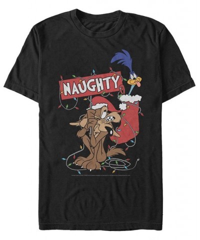 Men's Looney Tunes Stocking Stuffer Short Sleeve T-shirt Black $19.94 T-Shirts