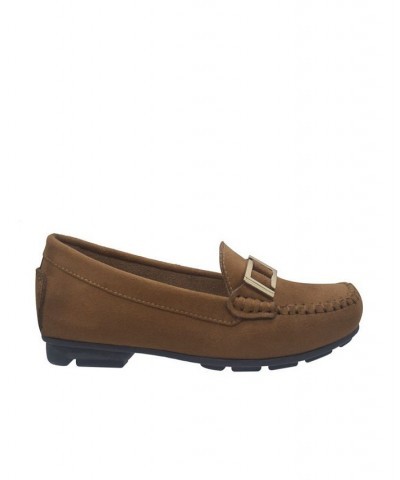 Women's Baya Loafer with Memory Foam Tan/Beige $35.25 Shoes