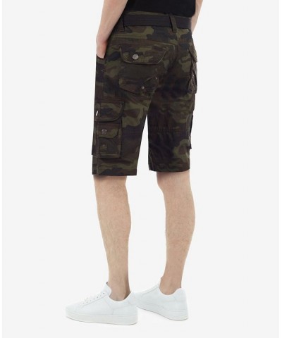 Men's Belted Double Pocket Cargo Shorts PD05 $19.95 Shorts