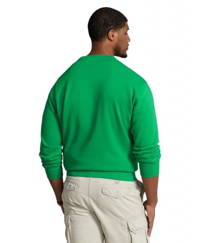 Men's Polo Bear Fleece Sweatshirt Green $76.54 Sweatshirt