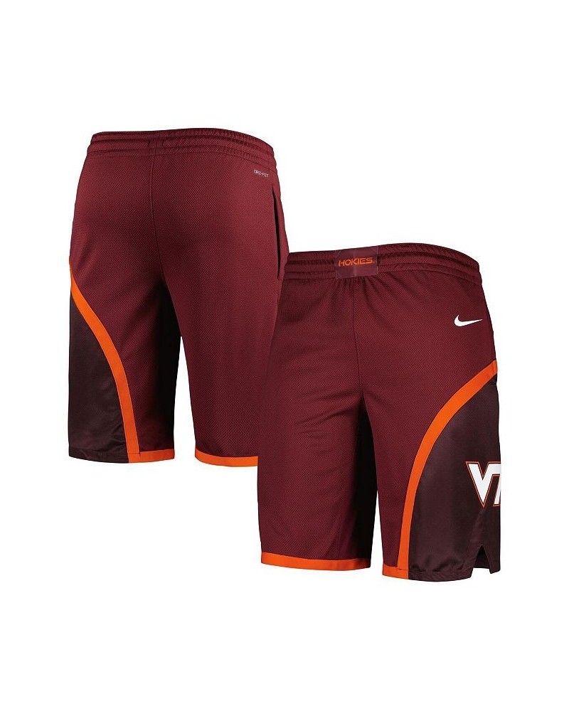 Men's Maroon Virginia Tech Hokies Replica Performance Basketball Shorts $36.00 Shorts