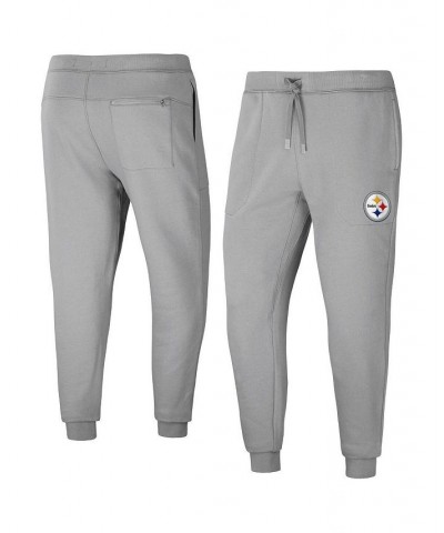 Men's NFL x Darius Rucker Collection by Gray Pittsburgh Steelers Fleece Jogger Pants $37.94 Pants