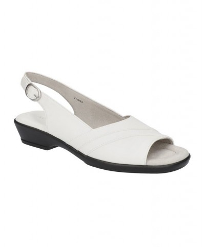 Women's Harriet Slingback Sandals White $31.85 Shoes