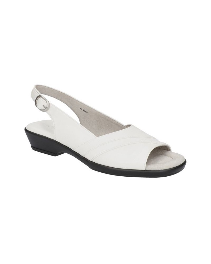 Women's Harriet Slingback Sandals White $31.85 Shoes