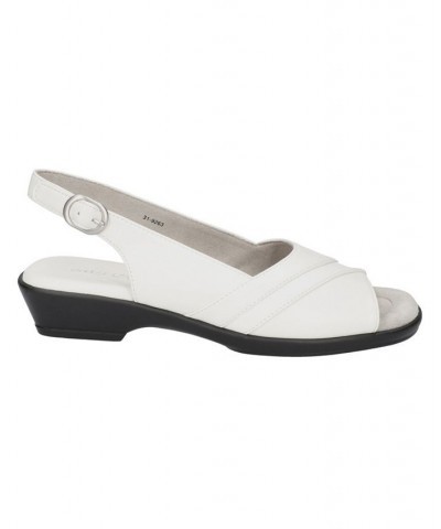 Women's Harriet Slingback Sandals White $31.85 Shoes