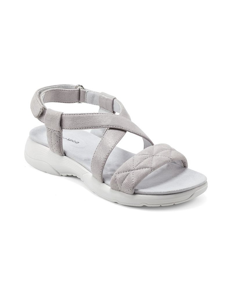 Women's Treasur Sandals Silver $40.29 Shoes