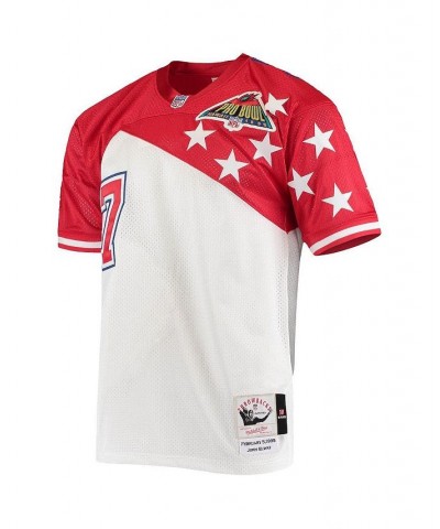 Men's John Elway White, Red AFC 1995 Pro Bowl Authentic Jersey $127.10 Jersey