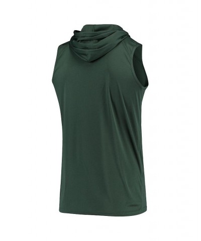 Men's Green Oakland Athletics Sleeveless Pullover Hoodie $19.78 T-Shirts