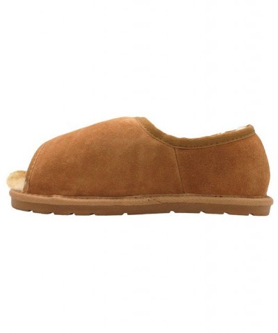 Men's Open Toe Wrap Slippers Brown $48.75 Shoes