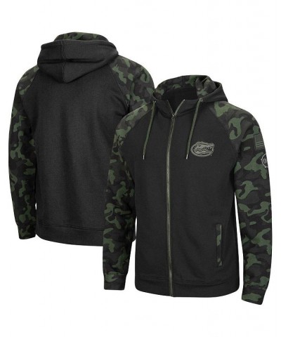 Men's Black Florida Gators OHT Military-Inspired Appreciation Camo Raglan Full-Zip Hoodie $38.25 Sweatshirt