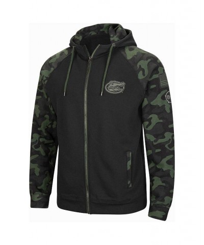 Men's Black Florida Gators OHT Military-Inspired Appreciation Camo Raglan Full-Zip Hoodie $38.25 Sweatshirt