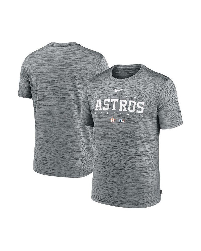 Men's Heather Gray Houston Astros Authentic Collection Velocity Performance Practice T-shirt $28.49 T-Shirts