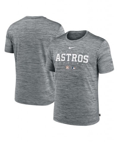 Men's Heather Gray Houston Astros Authentic Collection Velocity Performance Practice T-shirt $28.49 T-Shirts