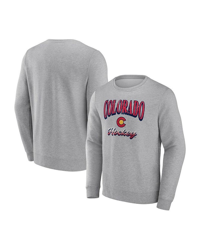 Men's Branded Heather Gray Colorado Avalanche Special Edition 2.0 Pullover Sweatshirt $29.89 Sweatshirt