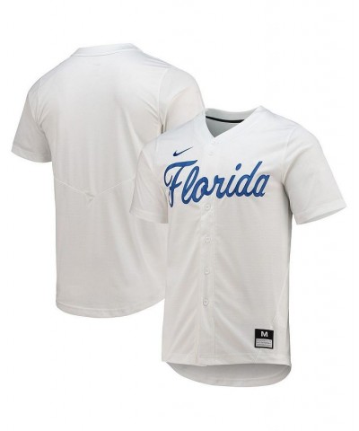 Men's White Florida Gators Replica Baseball Jersey $50.99 Jersey