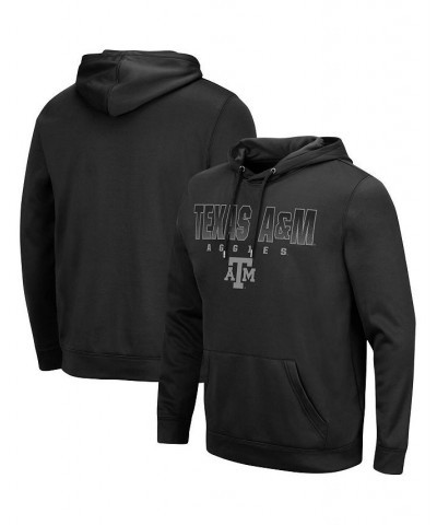 Men's Black Texas A M Aggies Blackout 3.0 Pullover Hoodie $35.74 Sweatshirt