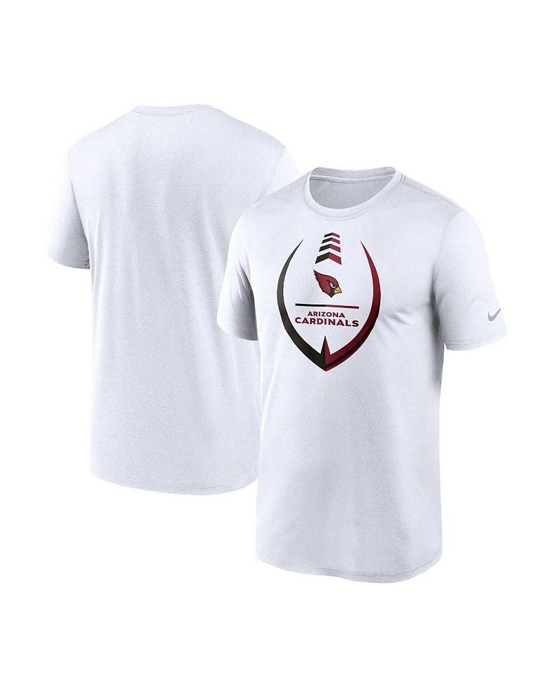 Men's White Arizona Cardinals Icon Legend Performance T-shirt $18.80 T-Shirts