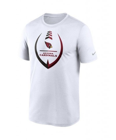 Men's White Arizona Cardinals Icon Legend Performance T-shirt $18.80 T-Shirts