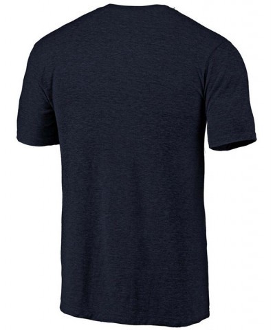 Men's Navy Milwaukee Brewers Weathered Official Logo Tri-Blend T-shirt $23.39 T-Shirts