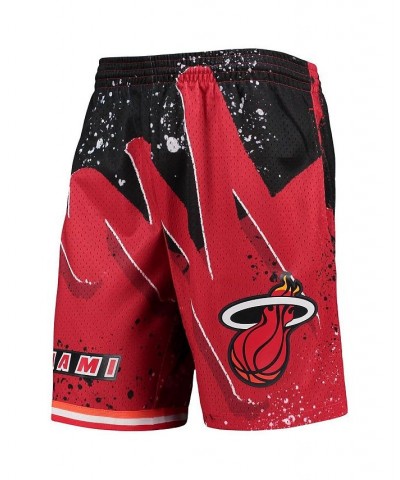 Men's Red Miami Heat Hardwood Classics 1996 Hyper Hoops Swingman Shorts $39.10 Shorts