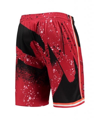 Men's Red Miami Heat Hardwood Classics 1996 Hyper Hoops Swingman Shorts $39.10 Shorts