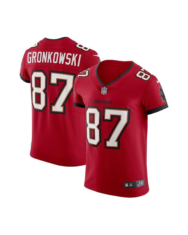 Men's Rob Gronkowski Red Tampa Bay Buccaneers Vapor Elite Jersey $117.45 Jersey