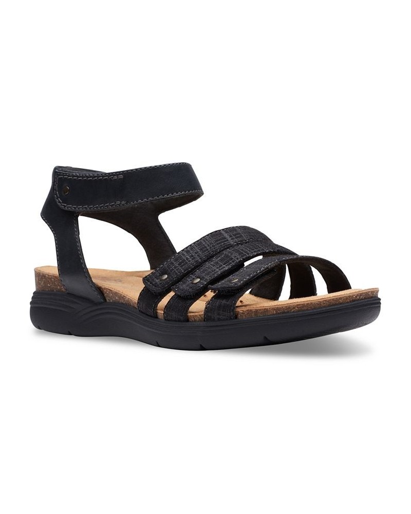 Women's April Dove Studded-Strap Comfort Sandals Black $47.84 Shoes