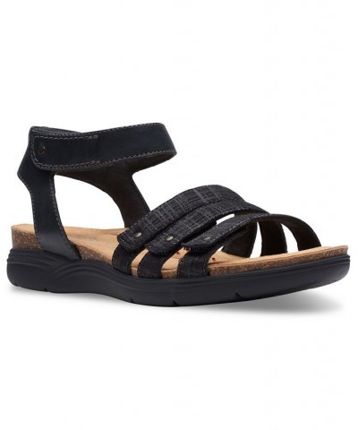 Women's April Dove Studded-Strap Comfort Sandals Black $47.84 Shoes