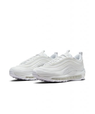 Women's Air Max 97 Casual Sneakers White $60.80 Shoes