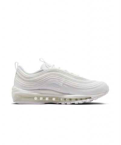 Women's Air Max 97 Casual Sneakers White $60.80 Shoes