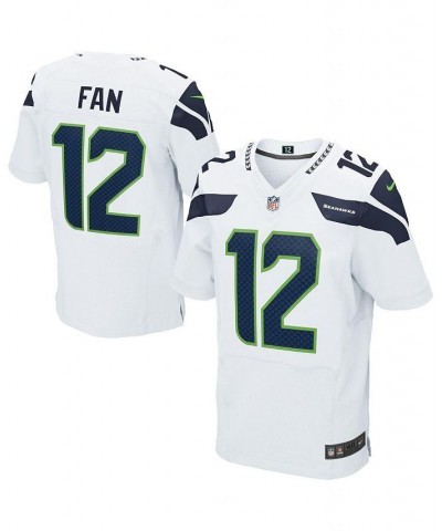 Men's Seattle Seahawks 12s White Elite Jersey $94.71 Jersey