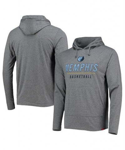 Men's Heathered Gray Memphis Grizzlies Practice Shoot Around Rowan Tri-Blend Pullover Hoodie $30.00 Sweatshirt