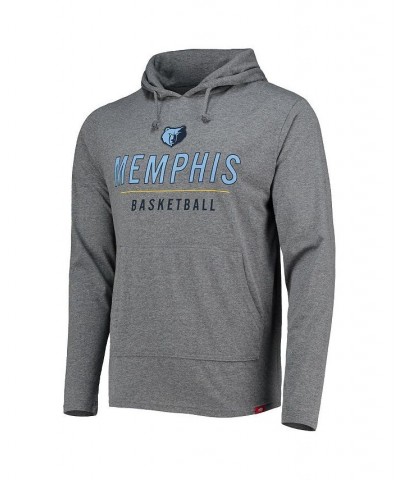 Men's Heathered Gray Memphis Grizzlies Practice Shoot Around Rowan Tri-Blend Pullover Hoodie $30.00 Sweatshirt