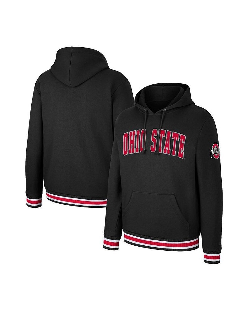 Men's Black Ohio State Buckeyes Varsity Arch Pullover Hoodie $41.24 Sweatshirt