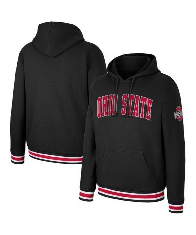 Men's Black Ohio State Buckeyes Varsity Arch Pullover Hoodie $41.24 Sweatshirt