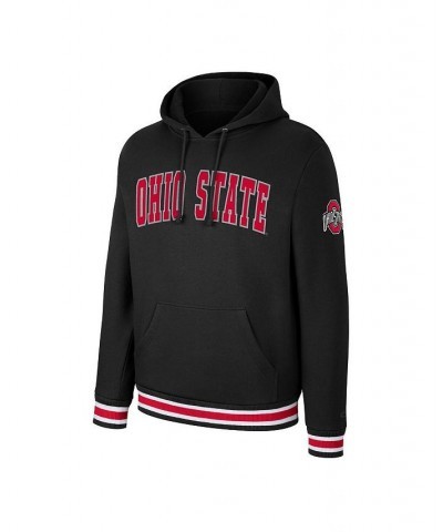 Men's Black Ohio State Buckeyes Varsity Arch Pullover Hoodie $41.24 Sweatshirt