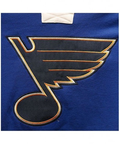 Men's Blue St. Louis Blues Superior Lacer Team Pullover Hoodie $46.40 Sweatshirt