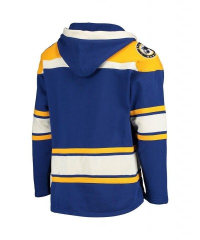 Men's Blue St. Louis Blues Superior Lacer Team Pullover Hoodie $46.40 Sweatshirt